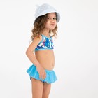 Купальник раздельный, цвет синий/фламинго, рост 116 см - фото 21261861