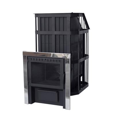 Печь для бани «Сибирь 20», с закрытой каменкой, толщина стали 6 мм