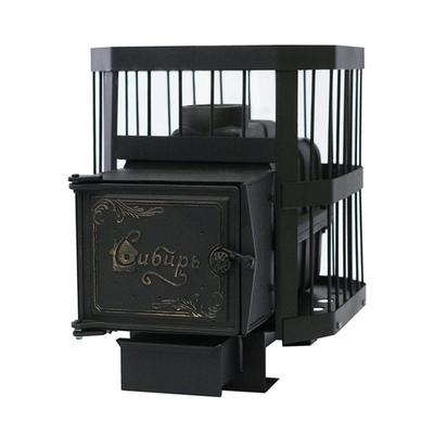 Печь для бани «Сибирь 15», чугунная, толщина стали 10 мм