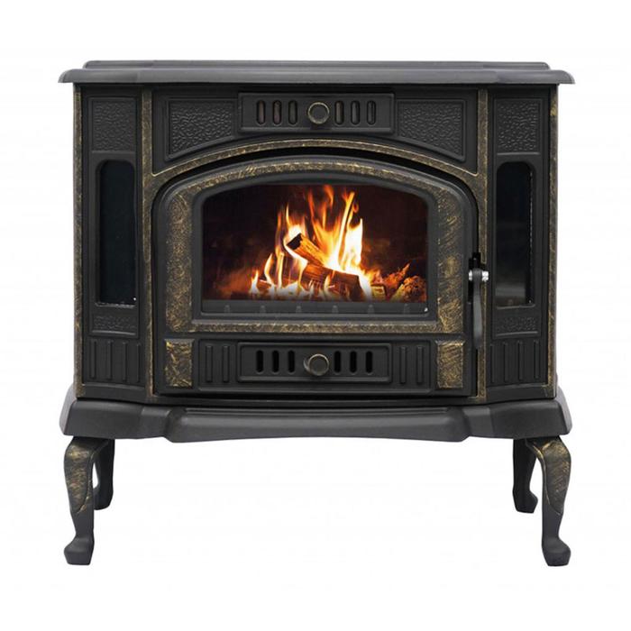 Печь - камин «Сибирь 10», чугунная, на ножках, толщина металла 3 мм - Фото 1