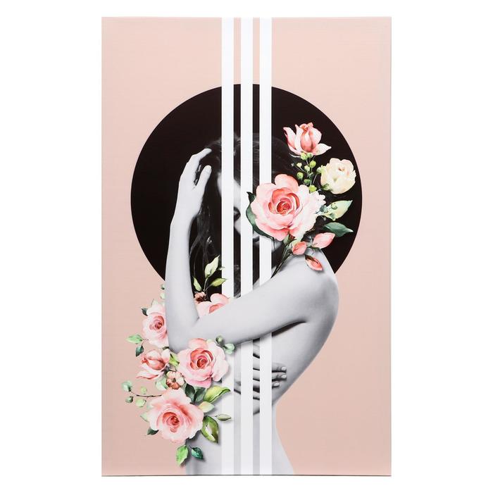 Картина- холст на подрамнике "Девушка" 70х110 см - Фото 1