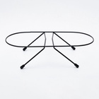 Набор из 2 мисок на подставке, 2×500 мл, чёрная подставка - Фото 4