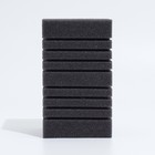 Губка прямоугольная для фильтра турбо № 14, 11×11×20 см, серая - Фото 2