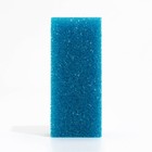 Губка прямоугольная для фильтра № 1, крупнопористая, 4×4.5×11 см, синяя - Фото 2