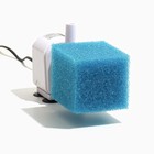 Губка прямоугольная для фильтра № 7, крупнопористая, 8×8×10 см, синяя - Фото 5