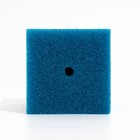 Губка прямоугольная для фильтра № 13, крупнопористая, 12 х 12 х 16 см, синяя - фото 9572398