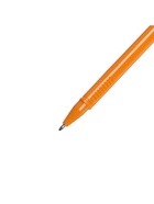 Ручка шариковая Calligrata, синий стержень, узел 1.0 мм, жёлтый треугольный корпус с синим колпачком - Фото 4