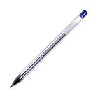 Ручка гелевая 0,5 мм, стержень синий, корпус прозрачный - Фото 2