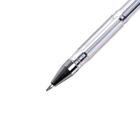 Ручка гелевая 0,5 мм, стержень чёрный, корпус прозрачный (штрихкод на штуке) - Фото 3