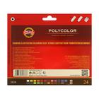 Карандаши 24 цвета Koh-I-Noor 3834 POLYCOLOR 3834, картонная упаковка, европодвес - фото 21262370