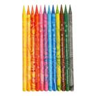 Карандаши цветные цельнографит 12 цветов Koh-I-Noor PROGRESSO MAGIC 8772, металлический пенал - Фото 3