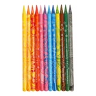 Карандаши цветные цельнографит 12 цветов Koh-I-Noor PROGRESSO MAGIC 8772, металлический пенал - Фото 6