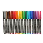 Набор ручек капиллярных 24 цвета, 0,3 мм Koh-I-Noor FINELINERS 7021, пластмассовая упаковка - фото 6416041