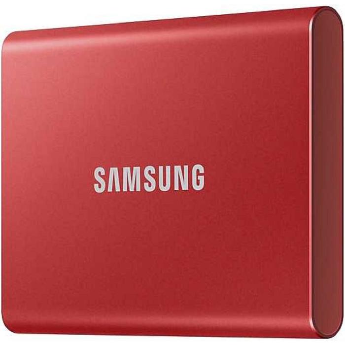 Накопитель SSD Samsung MU-PC500R/WW T7, 1.8", 500Гб, USB Type-C, красный - фото 51299665