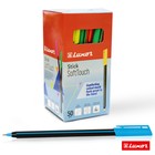 Ручка шариковая Luxor Stick Soft Touch, узел 0.7 мм, стержень синий - Фото 4