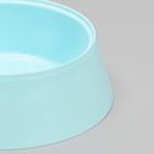 Миска 300 мл, 14,5 х 4,7 см, голубая - Фото 3