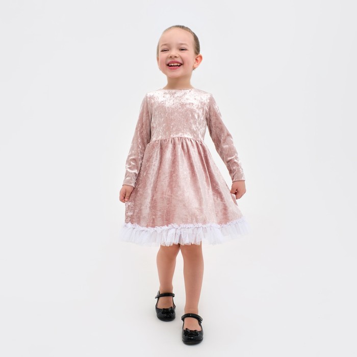 Платье для девочки нарядное KAFTAN "Куколка", розовый, рост 86-92, р.28 - фото 1907230883