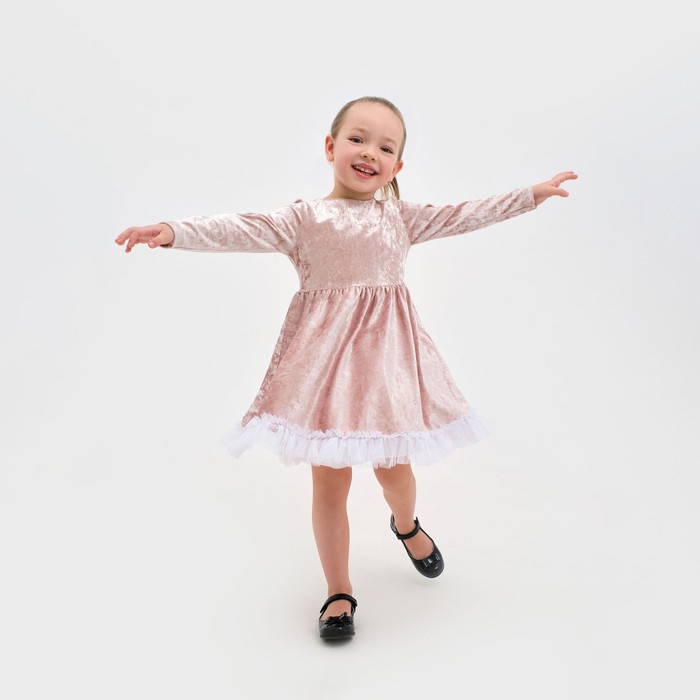 Платье для девочки нарядное KAFTAN "Куколка", розовый, рост 86-92, р.28 - фото 1907230886