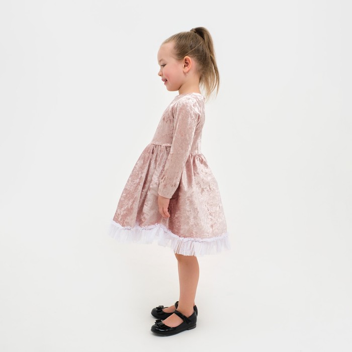 Платье для девочки нарядное KAFTAN "Куколка", розовый, рост 98-104, р.30 - фото 1907230894