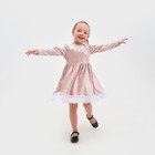 Платье для девочки нарядное KAFTAN "Куколка", розовый, рост 98-104, р.30 - Фото 4