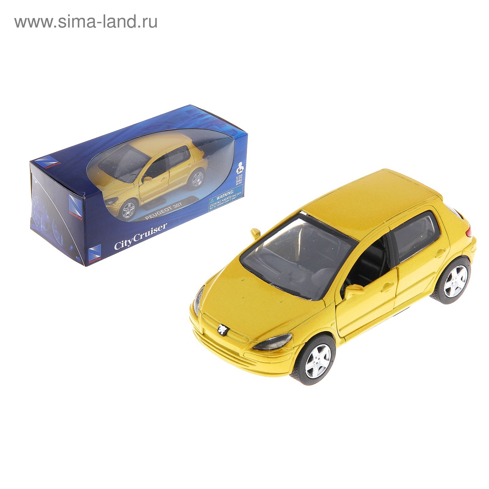 Модель машины Peugeot 307, масштаб 1:32 (790919) - Купить по цене от 178.45  руб. | Интернет магазин SIMA-LAND.RU