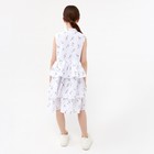 Платье для девочки MINAKU: Cotton collection цвет белый, р-р 122 - Фото 4