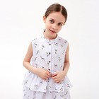 Платье для девочки MINAKU: Cotton collection цвет белый, р-р 122 - Фото 5