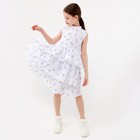 Платье для девочки MINAKU: Cotton collection цвет белый, р-р 122 - Фото 9