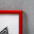 Фоторамка пластик 21х30 см, красный (пластиковый экран) - фото 24542107 Фоторамка пластик 21х30 см, красный (пластиковый экран) - фото 24542107