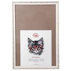 Фоторамка пластик 40х60 см, золото с белым - фото 804495432