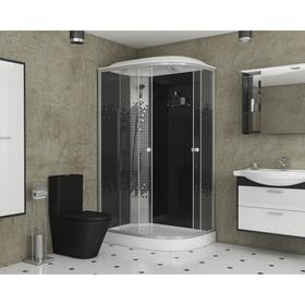 

Душевая кабина NG-4512-08R Black, 120х80х215 см, поддон 13 см, стекло мозаика