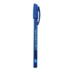 Ручка шариковая Beifa "Стильная", резиновый упор, узел 0,5, трехгранная, металлический наконечник, чернила синие - Фото 3