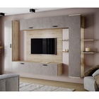 Гостиная подвесная «Дороти», 3200×400×1700 мм, дуб сонома/бетон - Фото 1