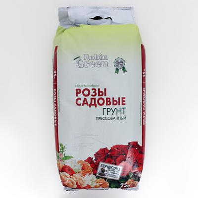 Грунт для садовых роз Робин Грин прессованный 25 л