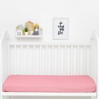 Простыня на резинке Крошка Я "Полоски" цв.белый/красный, 60*120+20см,бязь 125 гр/м2,100% х 5111191