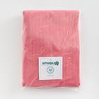 Простыня на резинке Крошка Я "Полоски" цв.белый/красный, 60*120+20см,бязь 125 гр/м2,100% х 5111191