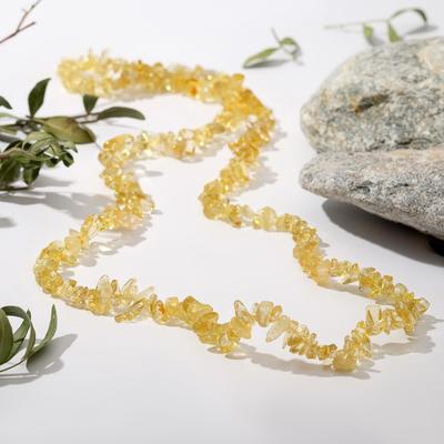 Бусы крошка «Цитрин», 90см