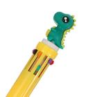 Ручка шариковая автоматическая 10-ти цветная, стержень 0,7мм МИКС Дракон - Фото 3