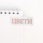 Набор: блок бумаги 150 л, фигурные скрепки, стикеры закладки «Цвети» - фото 47741132