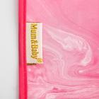 Нагрудник для кормления Little princess непромокаемый на липучке, с карманом - Фото 8