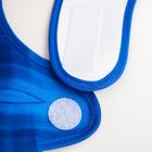 Нагрудник для кормления M&B «Little prince» непромокаемый на липучке, с карманом - Фото 5