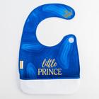 Нагрудник для кормления «Little prince» непромокаемый на липучке, с карманом - Фото 7
