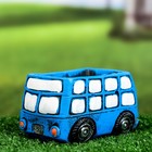 Горшок "Автобус Барт" голубой, 11,5х7х7см - Фото 4