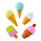 Набор ластиков фигурных «Пирожное/Мороженое », 4 штуки, МИКС (штрихкод на штуке) - Фото 6