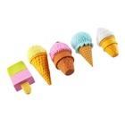 Набор ластиков фигурных «Пирожное/Мороженое », 4 штуки, МИКС (штрихкод на штуке) - Фото 8