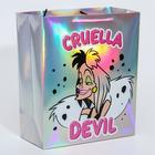 Пакет голография, горизонтальный, 25 х 21 х 10 см "Cruella Devil", Злодейки - Фото 3