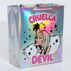 Пакет голография горизонтальный "Cruella Devil", Disney, 25 х 21 х 10 см - фото 804496043