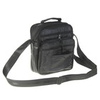 Сумка мужская "Жан" 2 отдела, 4 наружных кармана, ручка, длинный ремень, цвет черный - Фото 2