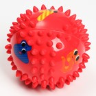 Развивающий тактильный мячик «Малыш»,, с пищалкой, 1 шт, диаметр 9, виды МИКС, Крошка Я - фото 3725633