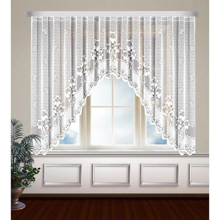 Гардина, размер 350 х 150 см, цвет белый - Фото 1